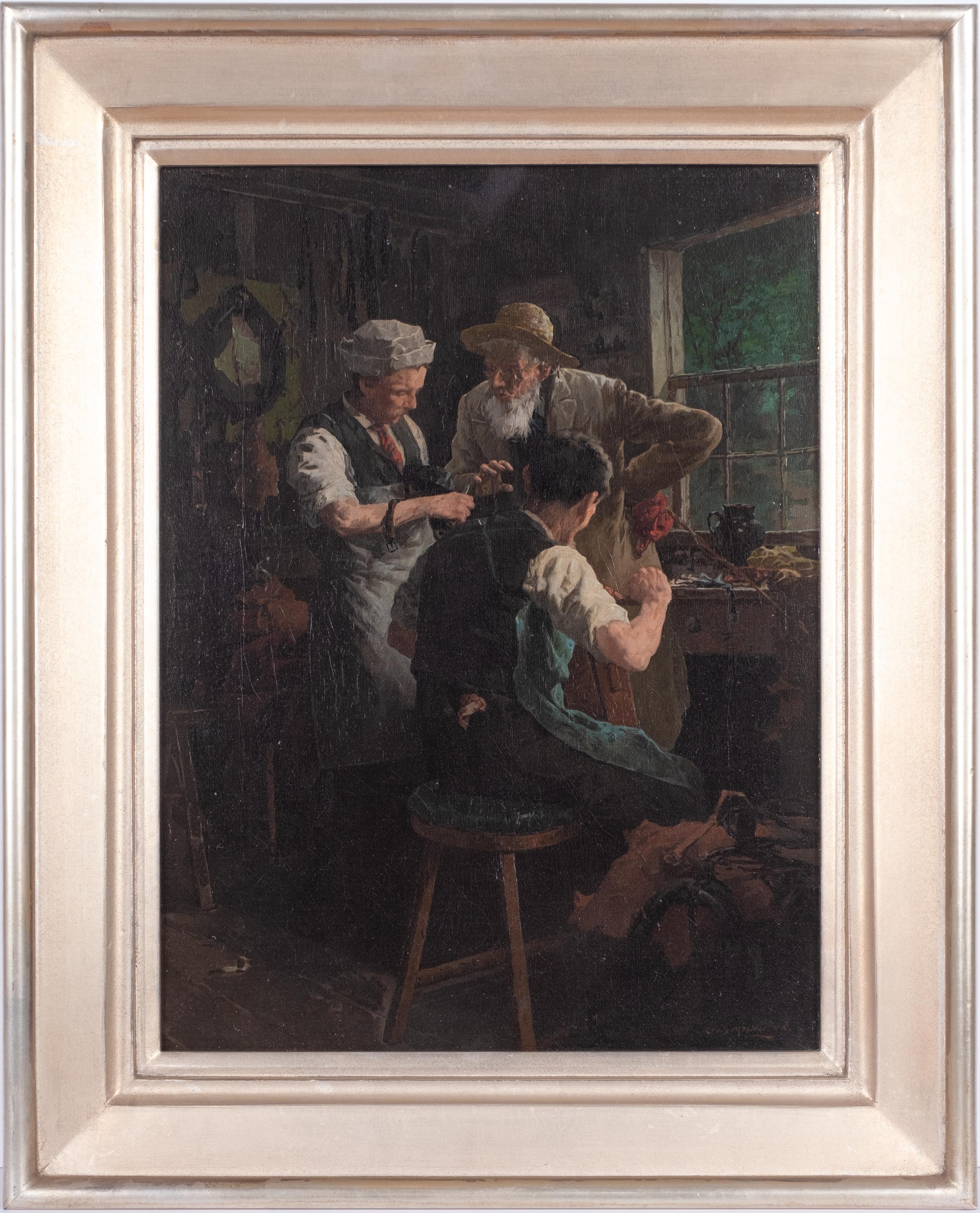 Louis Charles Moeller Interior Painting – In der Werkstatt