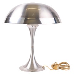 Vintage Louis Christiaan Kalff Ultra Modernist Chrome Table Lamp 1960s