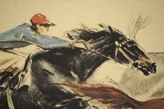 French Steeplechase Etching