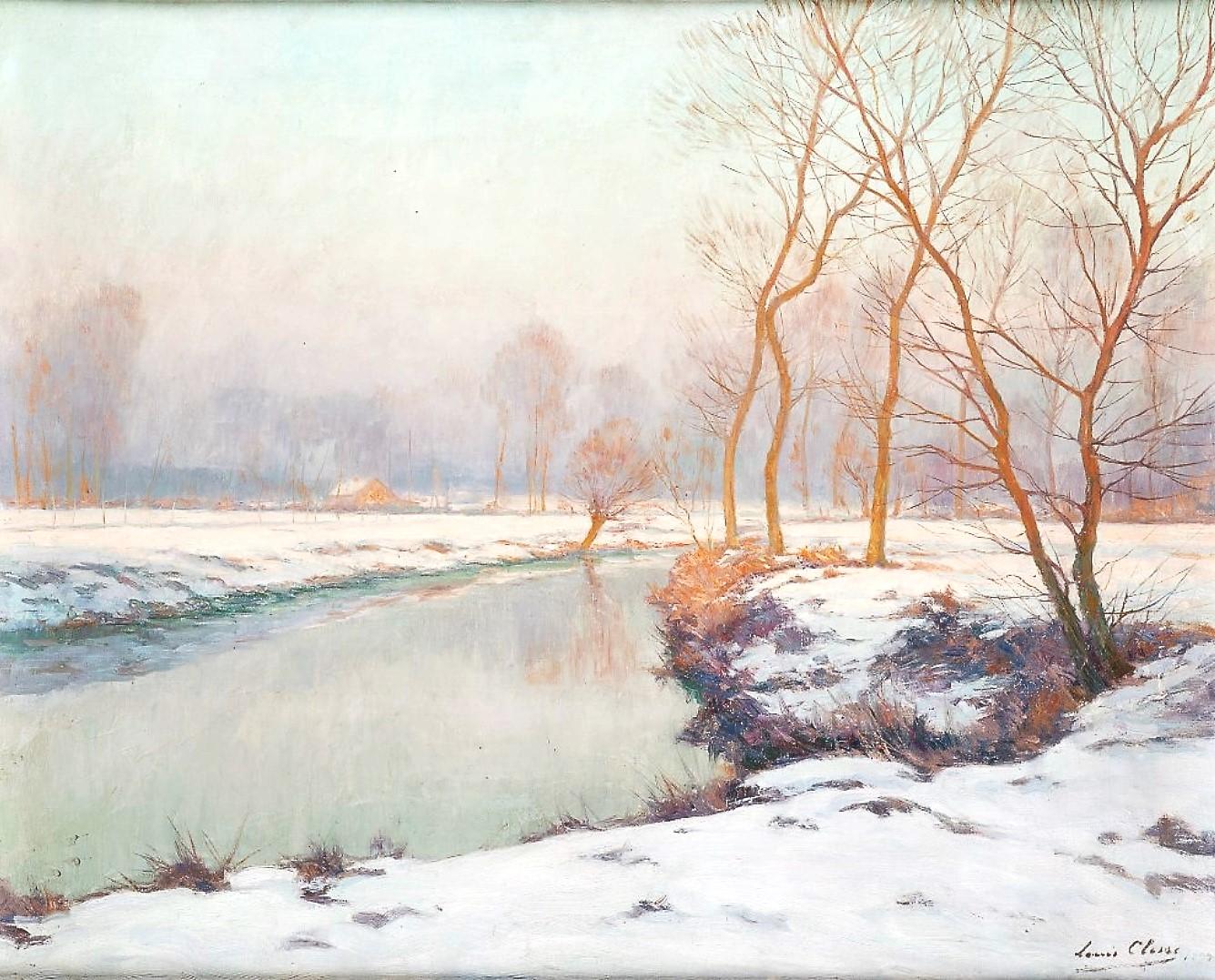 A gennaio - Painting di Louis Clesse