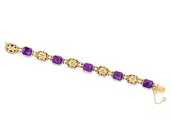 Louis Comfort Tiffany Amethyst Bracelet, 25.50 Carats