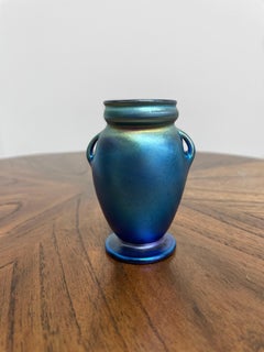 Louis Comfort Tiffany, Art Nouveau Iridescent Favrile Art Glass Vase