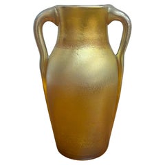 Louis Comfort Tiffany, Art Nouveau Iridescent Favrile Art Glass Vase