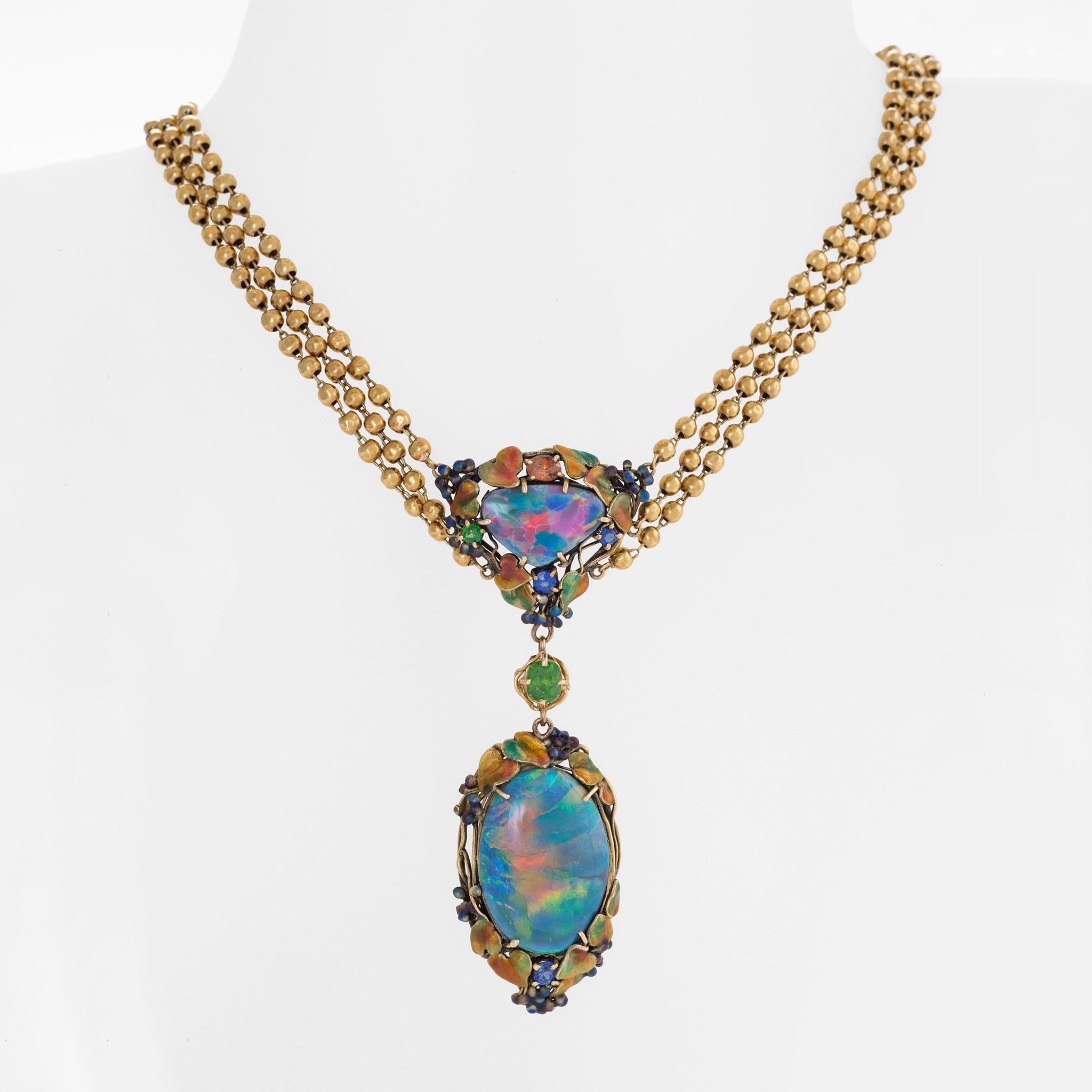 tiffany opal necklace