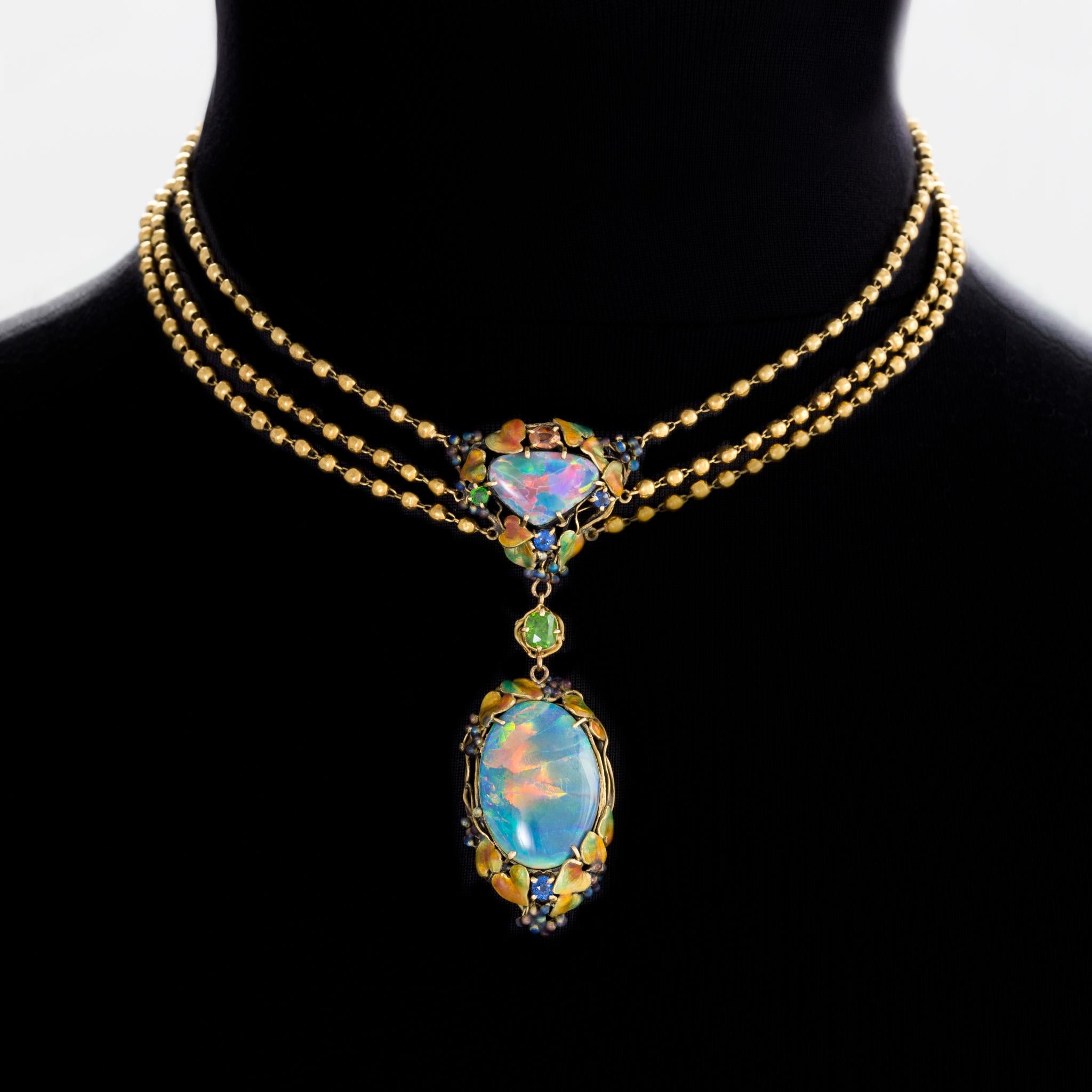 louis comfort tiffany necklace