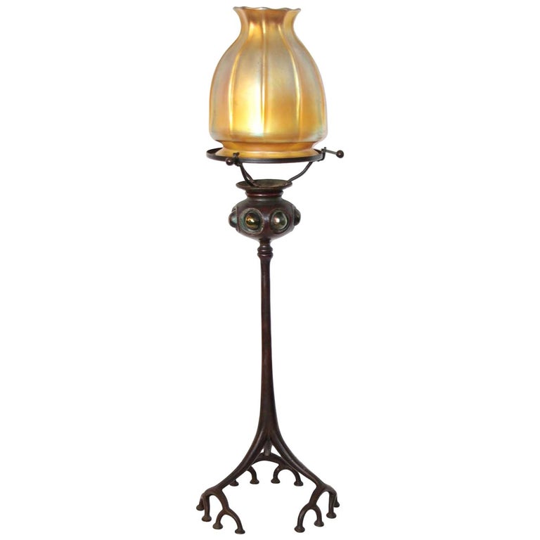 Louis Comfort Tiffany Candle Lamp
