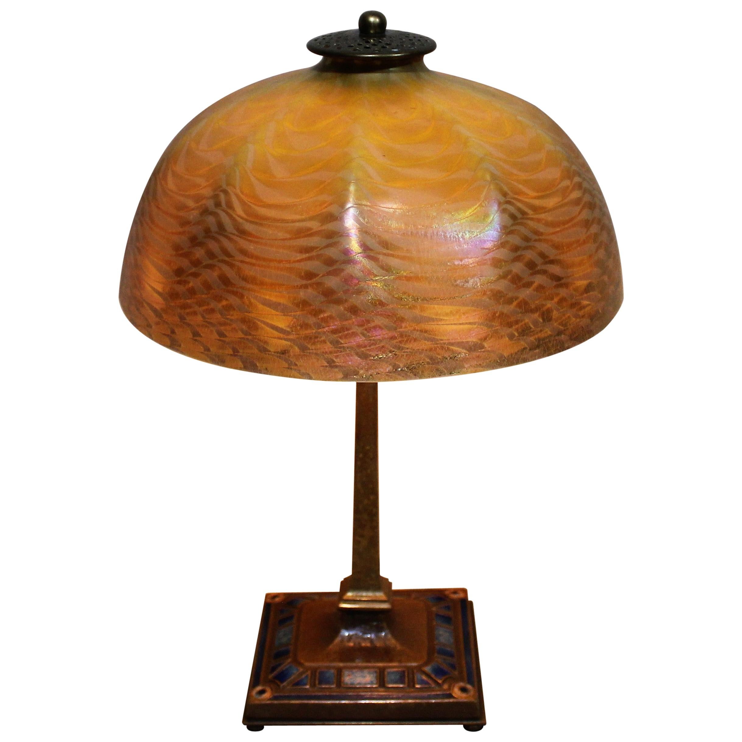 Louis Comfort Tiffany Desk Lamp  