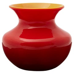 Louis Comfort Tiffany Favorite Cased Red Glass Miniature Vase, circa 1915