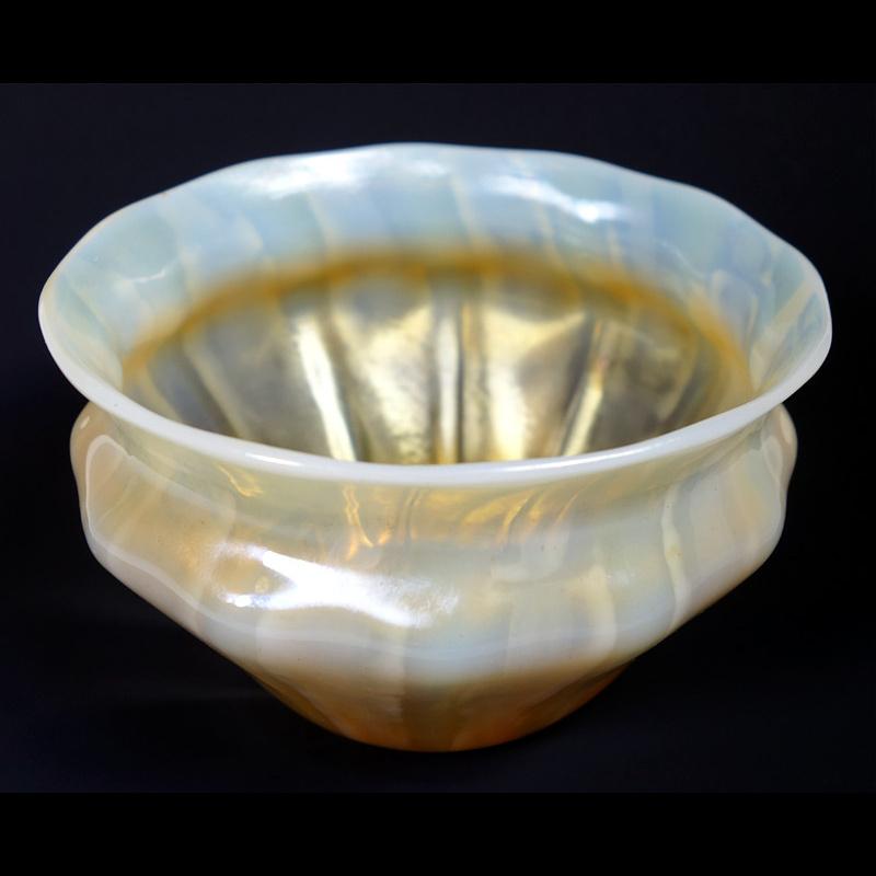 tiffany favrile glass bowl