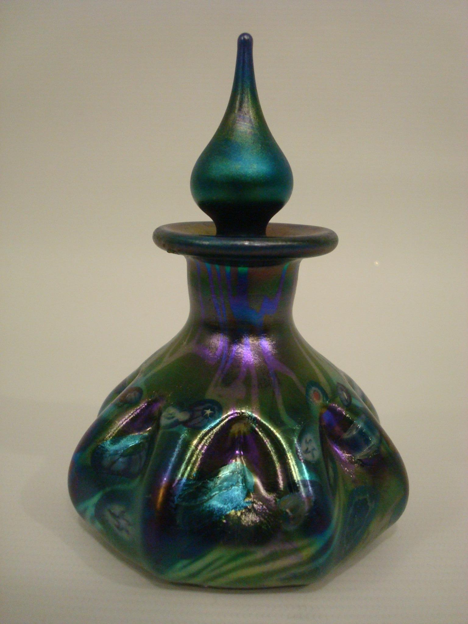 Art Nouveau Louis Comfort Tiffany, Favrile Glass Scent, Perfume Tiffany Studios, 1900s