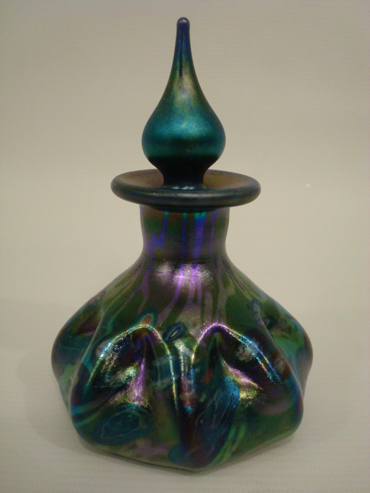 Louis Comfort Tiffany, Favrile Glass Scent, Perfume Tiffany Studios, 1900s In Good Condition In Buenos Aires, Olivos