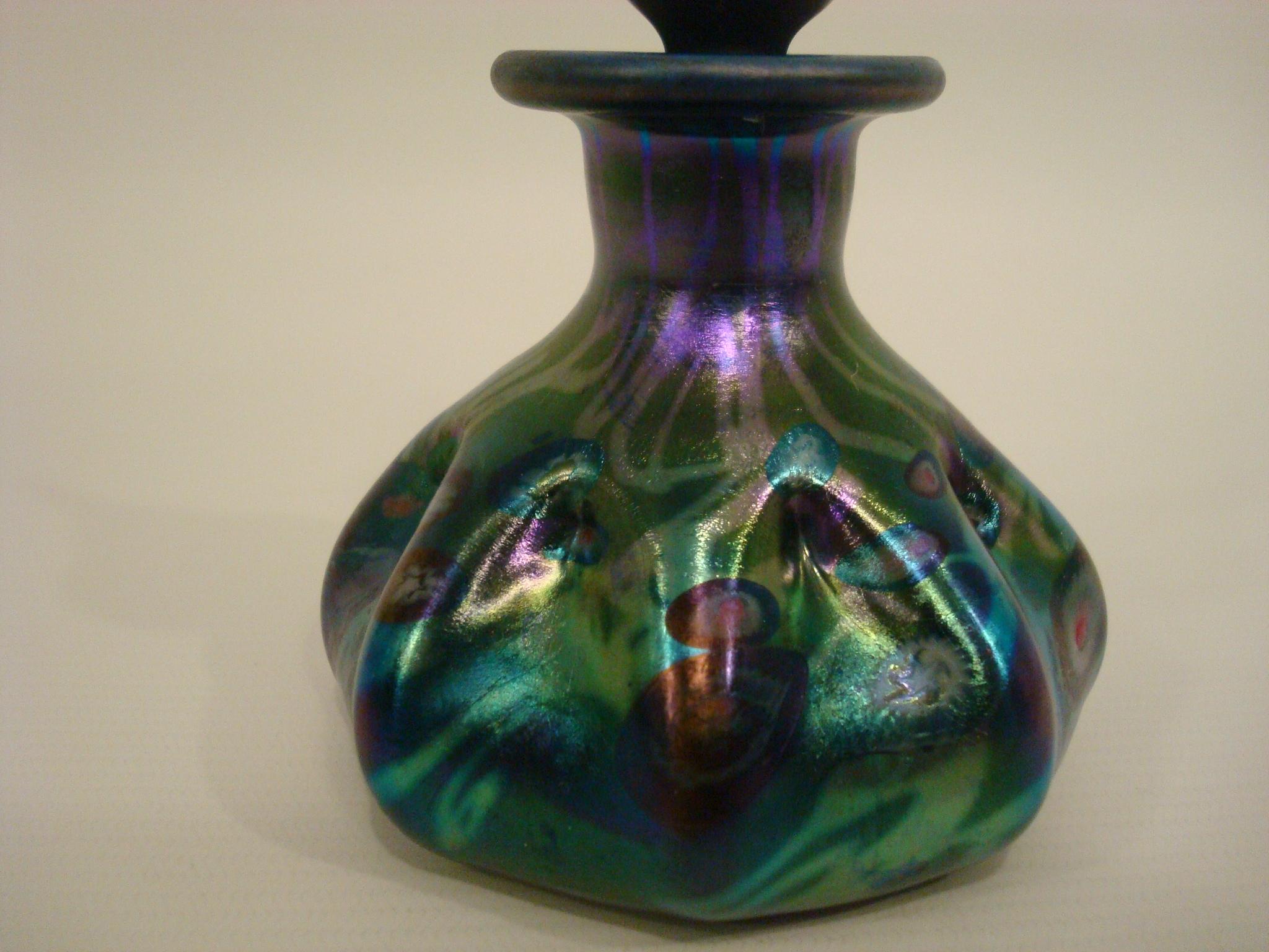 20th Century Louis Comfort Tiffany, Favrile Glass Scent, Perfume Tiffany Studios, 1900s