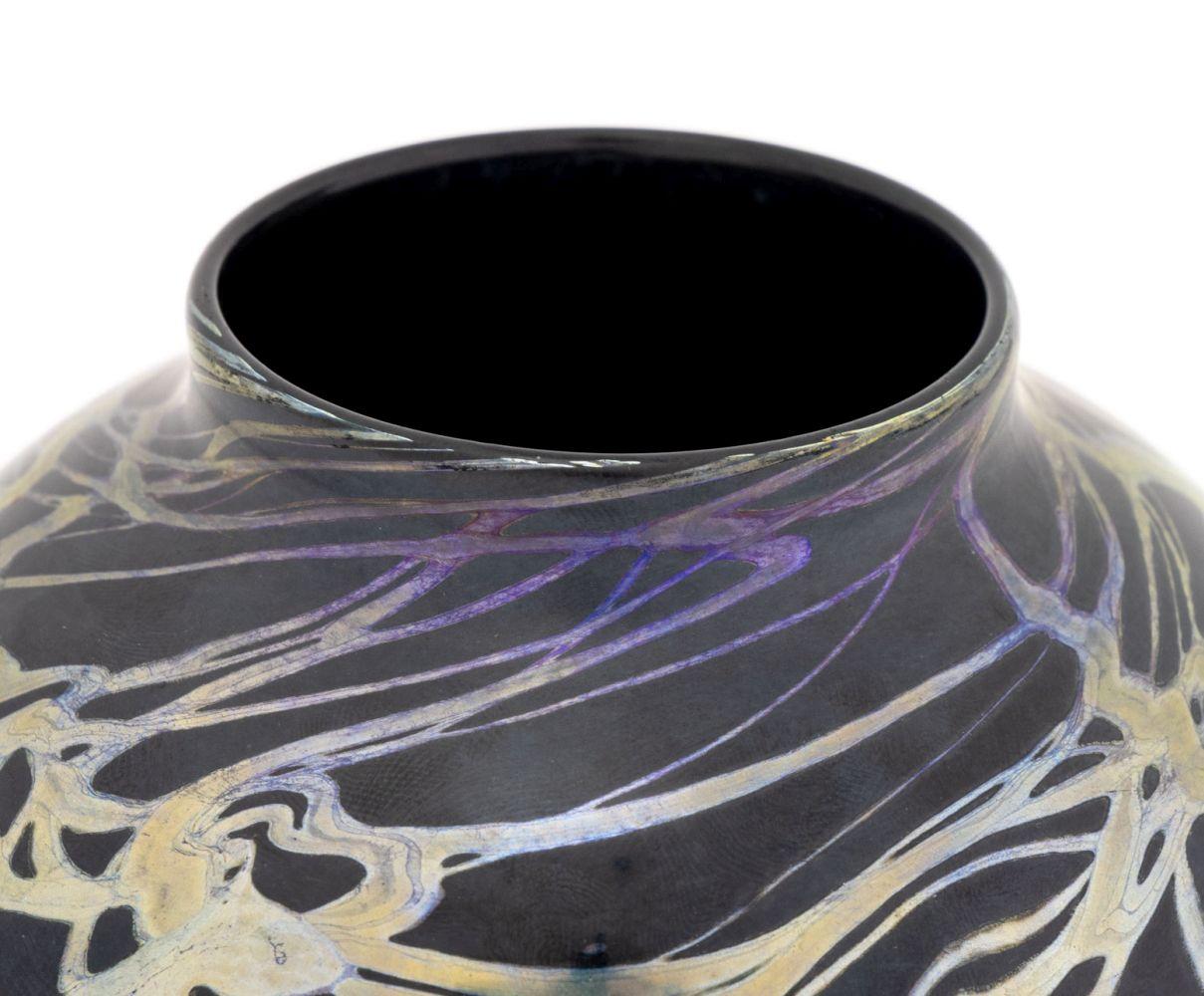 Art Nouveau Louis Comfort Tiffany Favrile Glass Vase in vendita