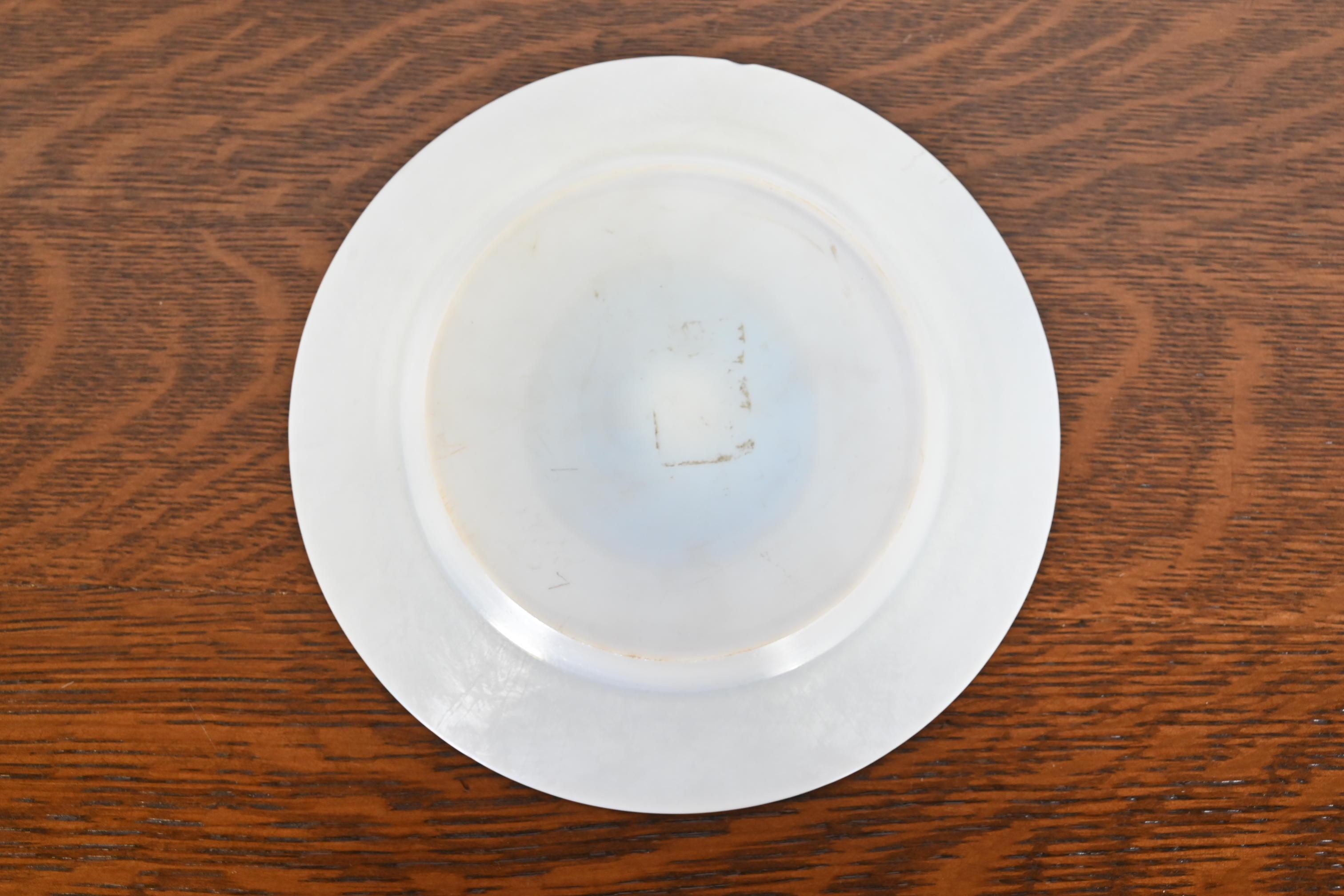 Louis Comfort Tiffany Favrile Iridescent Art Glass Plate 2