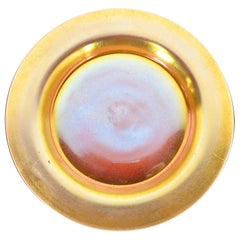 Louis Comfort Tiffany Favrile Iridescent Art Glass Plate