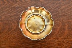 Louis Comfort Tiffany Favrile Iridescent Art Glass Scalloped Bowl