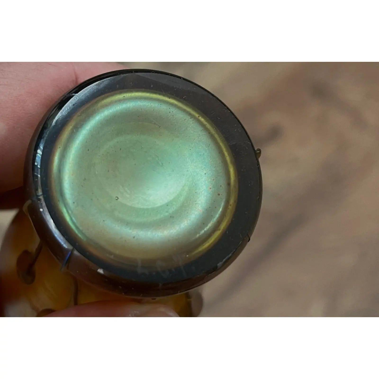 Louis Comfort Tiffany Favrile Iridescent Art Glass Tadpole Vase For Sale 3