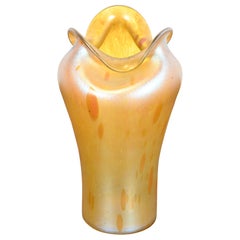 Louis Comfort Tiffany Favrile Iridescent Art Glass Vase