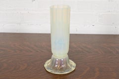 Louis Comfort Tiffany Favrile Opalescent Art Glass Tall Vase