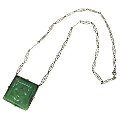 Pendentif en verre Louis Comfort Tiffany Arts and Craft