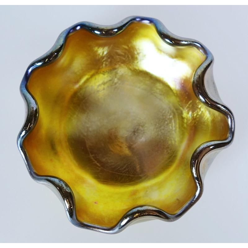 Art Nouveau Louis Comfort Tiffany Gold Favrile Art Glass 