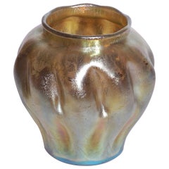 Antique Louis Comfort Tiffany L.C.T. Favrile, Freeform Vase