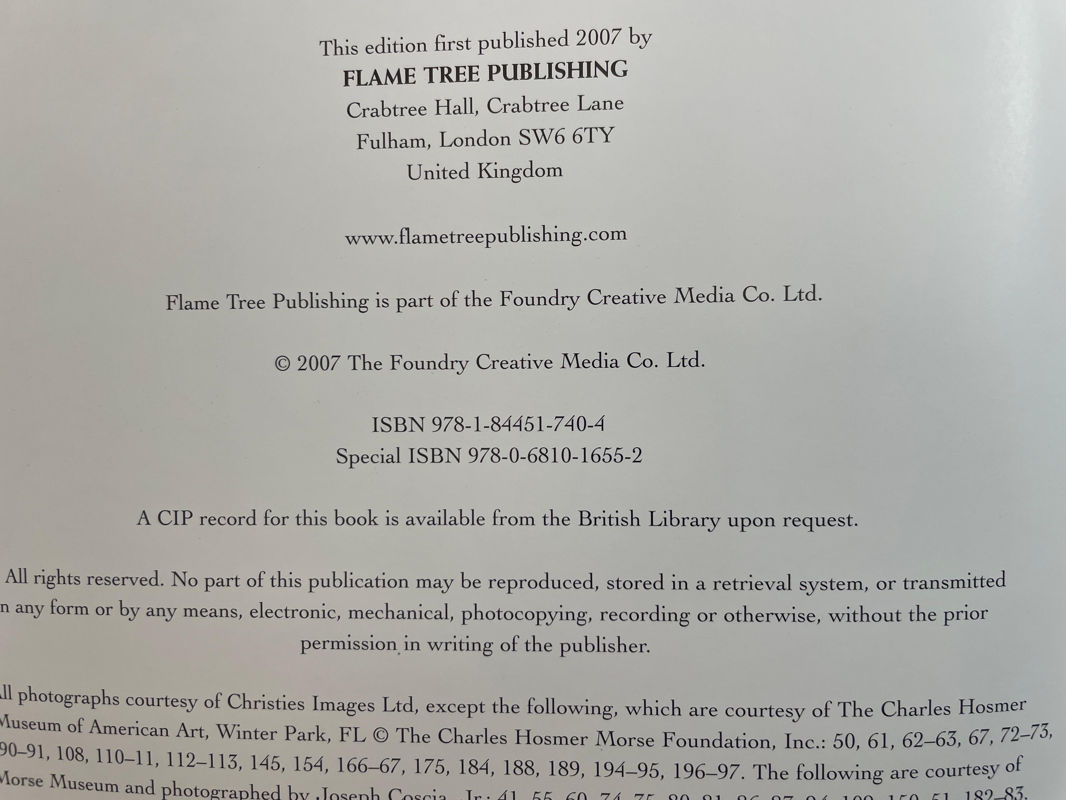 Louis Comfort Tiffany Masterworks Hardcover Book by Bedoyere D. E. La Camilla For Sale 3