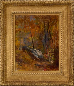 Autumn Landscape by Louis Comfort Tiffany