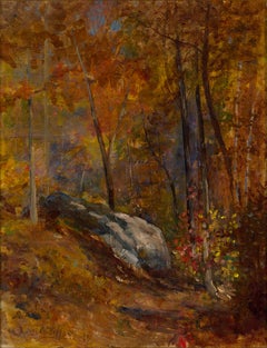Autumn Landscape by Louis Comfort Tiffany