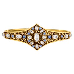 Louis Comfort Tiffany Topaz and Sapphire Bracelet