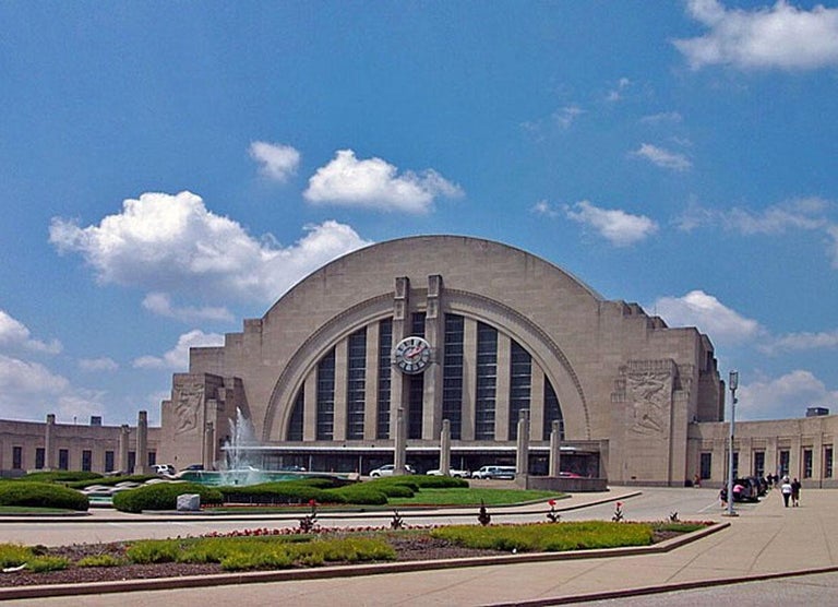 Louis Conrad Rosenberg - Cincinnati Union Terminal, Perspective From ...