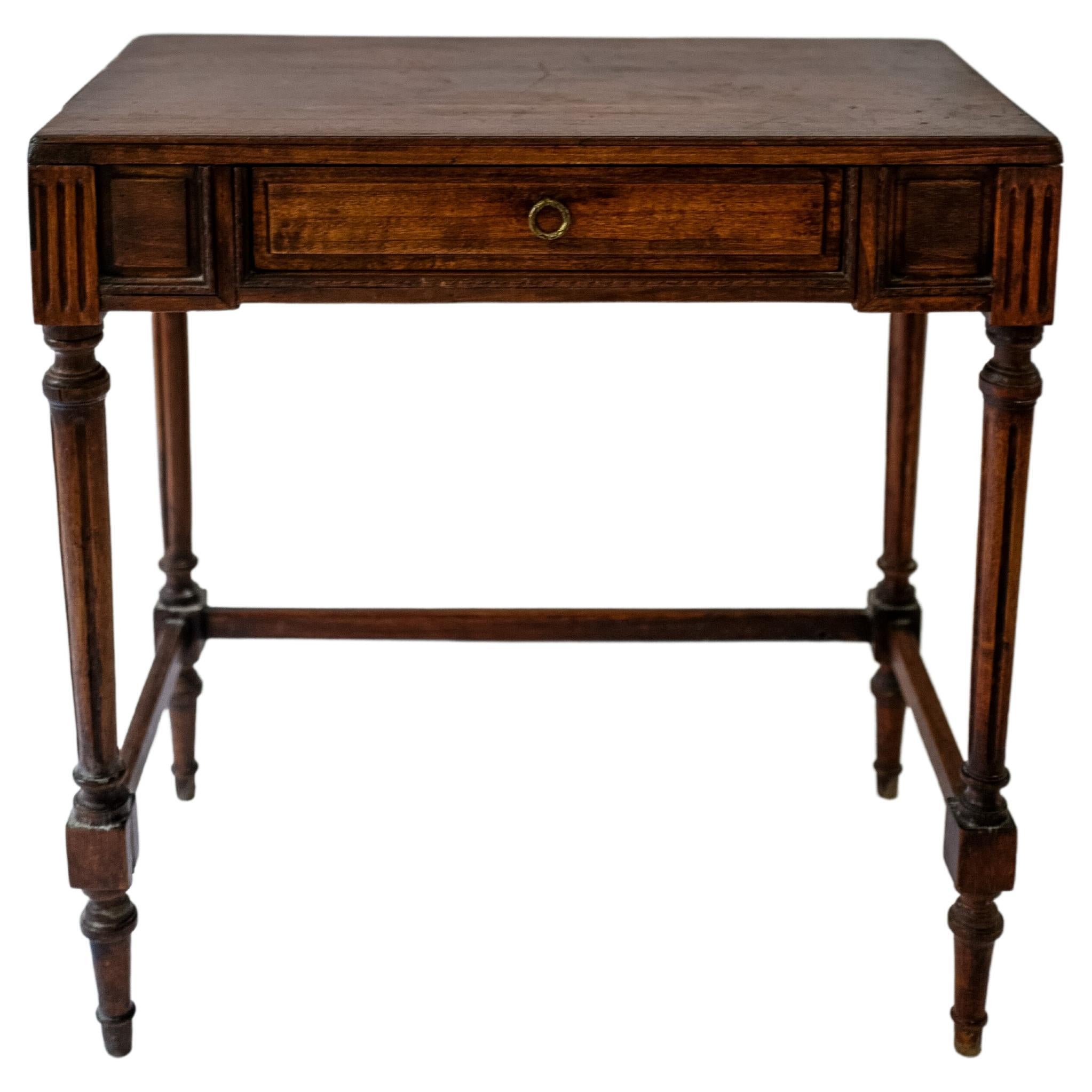 19th Century Louis Oak Console Table  For Sale