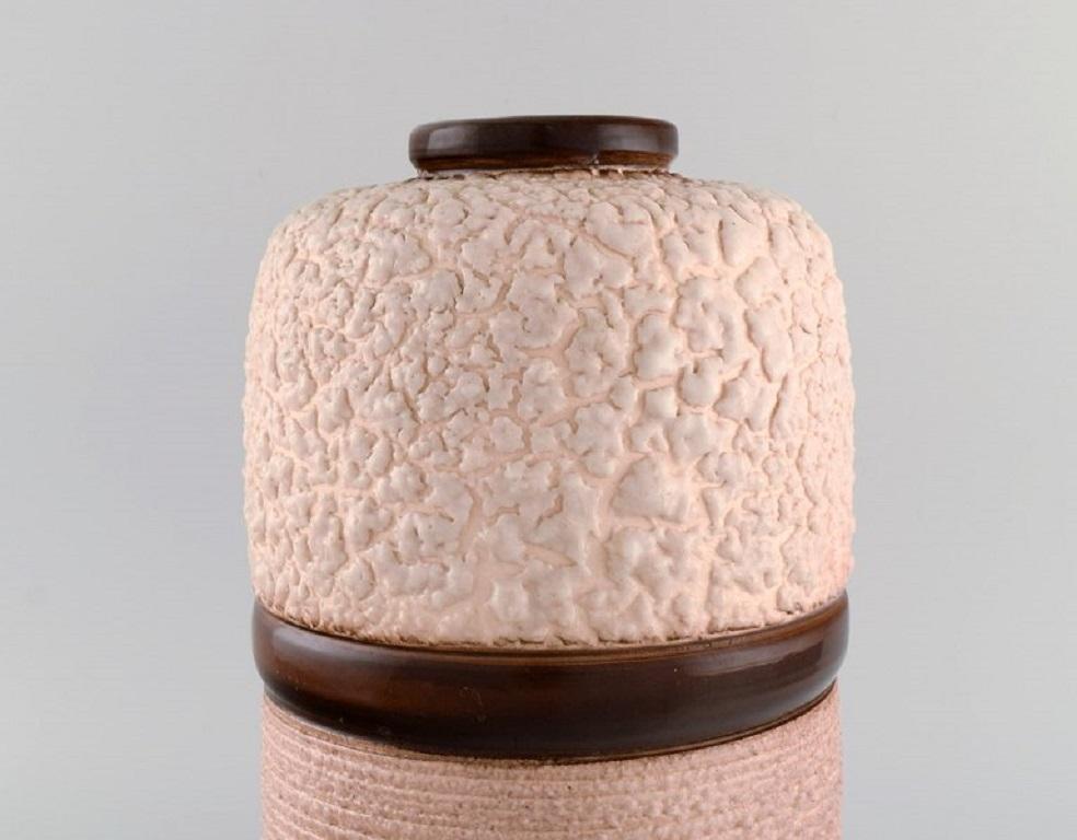 Français Louis Dage, céramiste français, grand vase Art Déco en céramique émaillée en vente