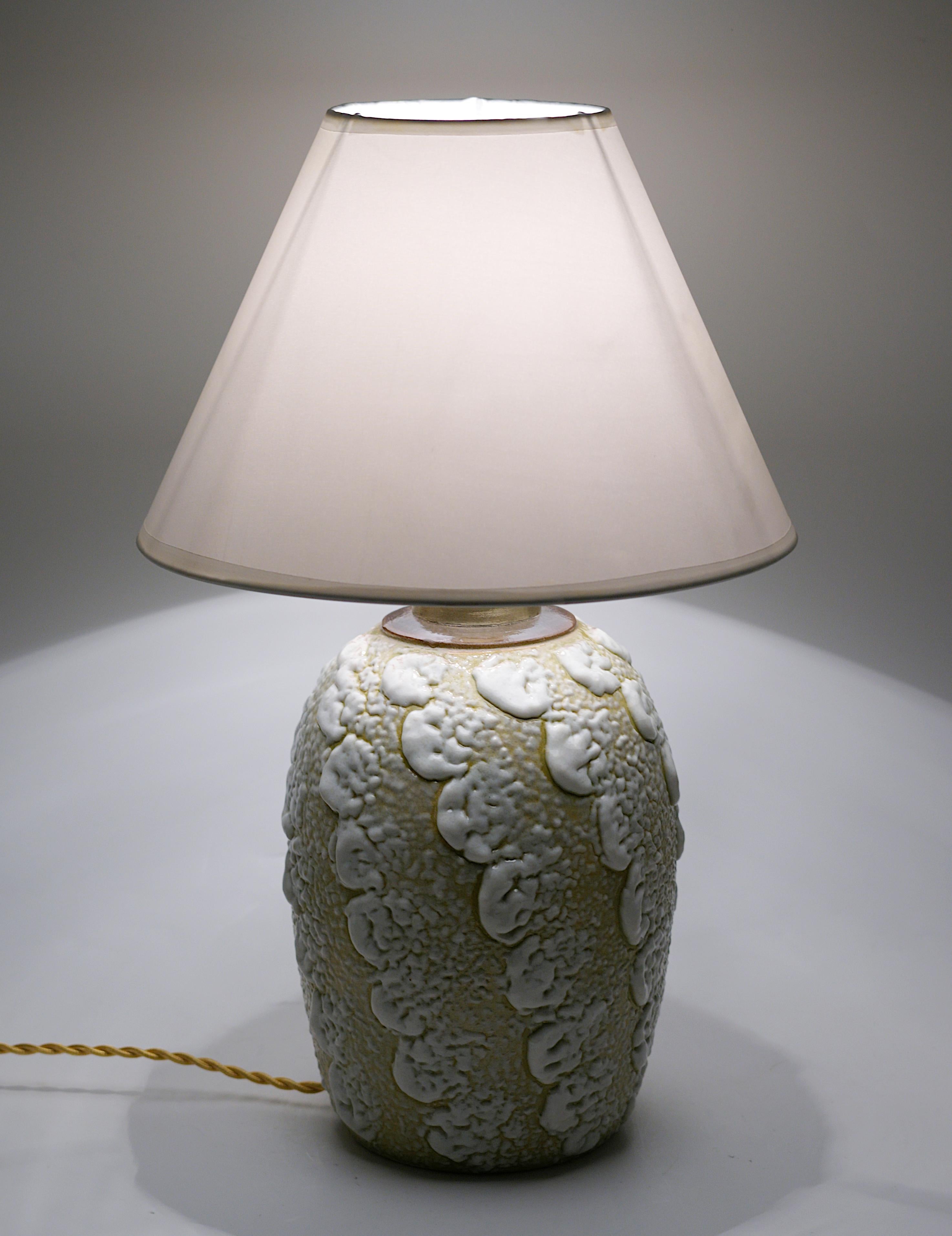 Lampe de table Art Déco française Louis Dage, fin des années 1920 Excellent état - En vente à Saint-Amans-des-Cots, FR