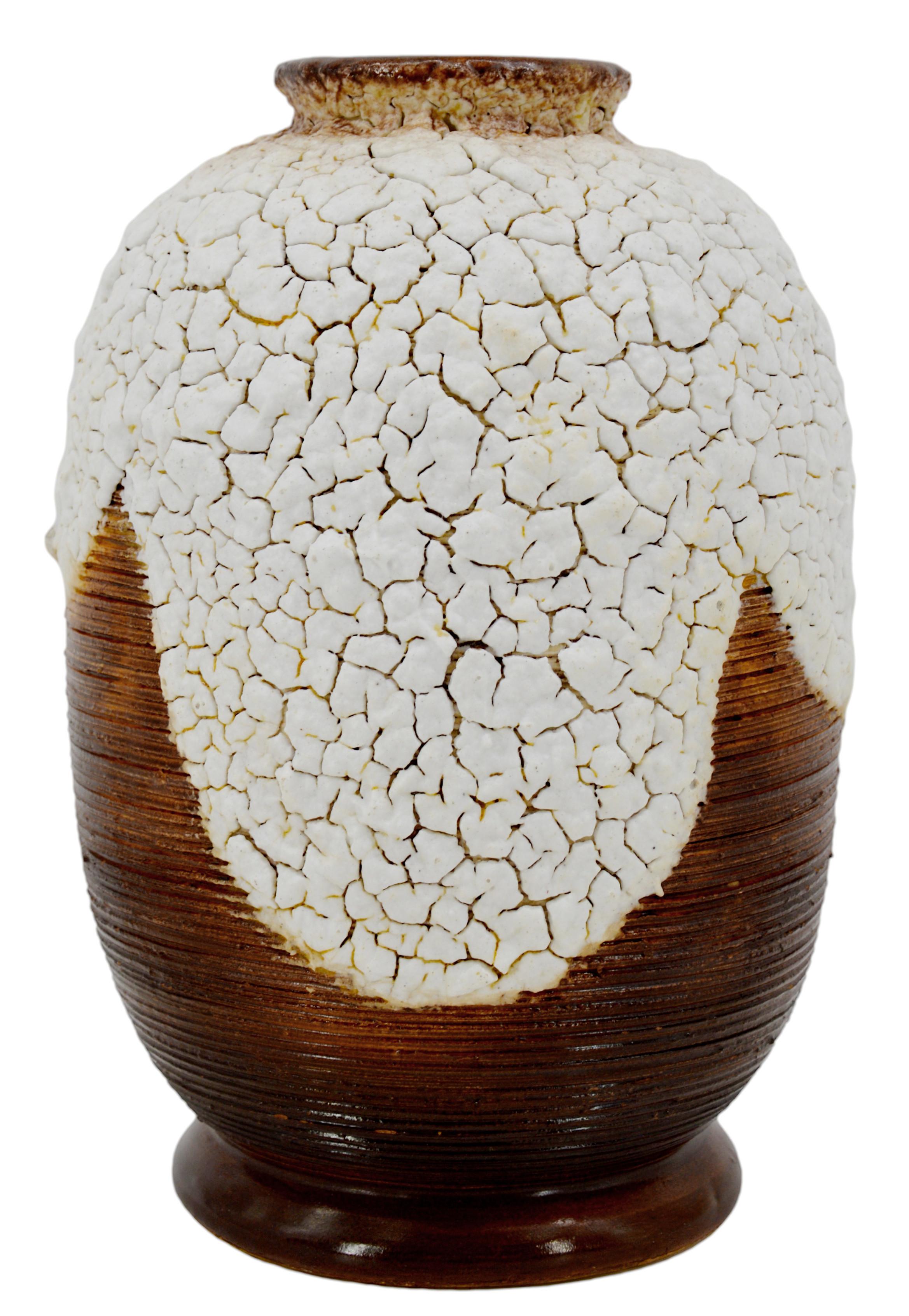 Français Vase en grès Art Déco français de Louis Dage, 1920 en vente