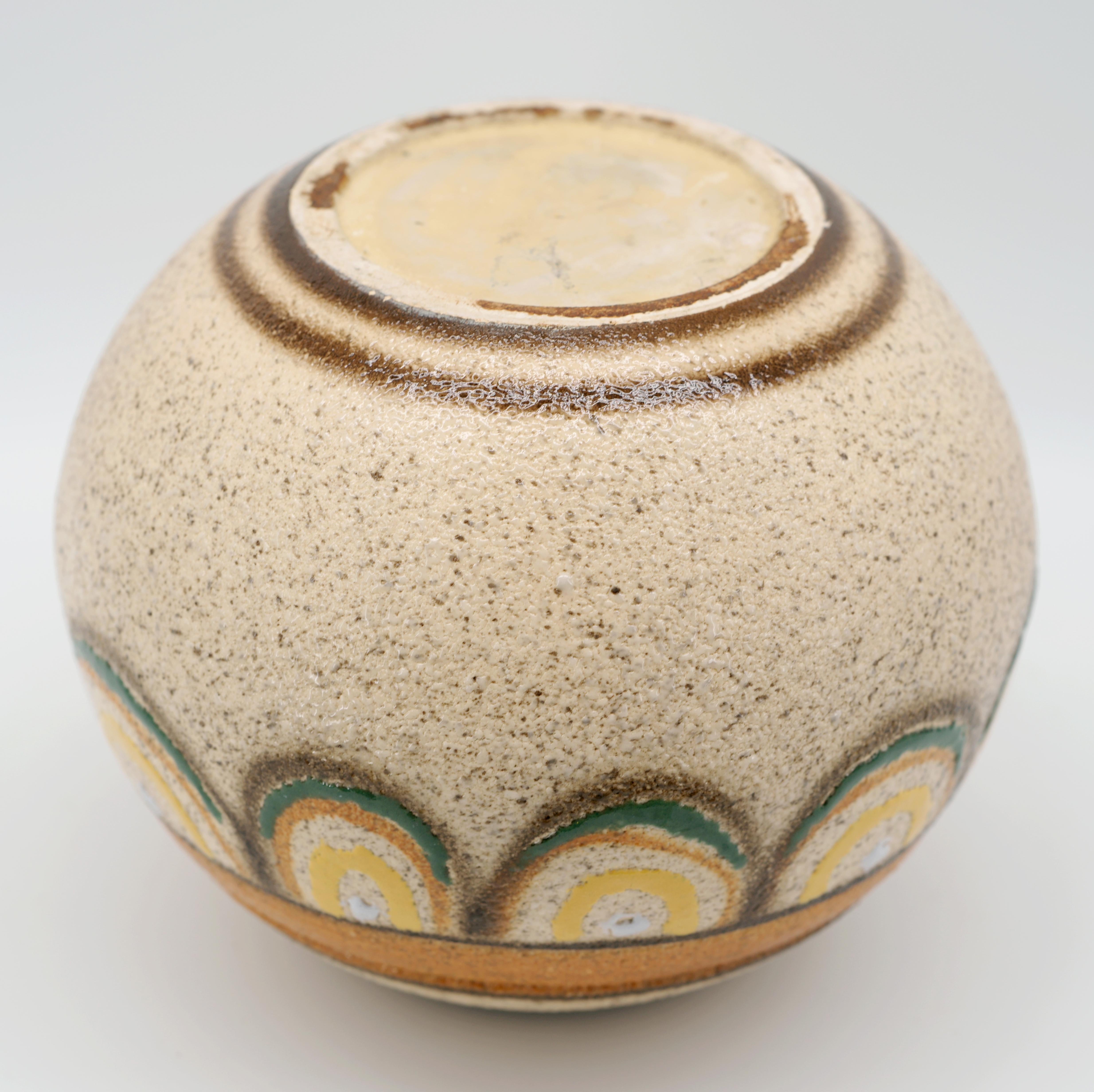 Inizio XX secolo Vaso in gres francese Art Déco Louis Dage, 1920 in vendita