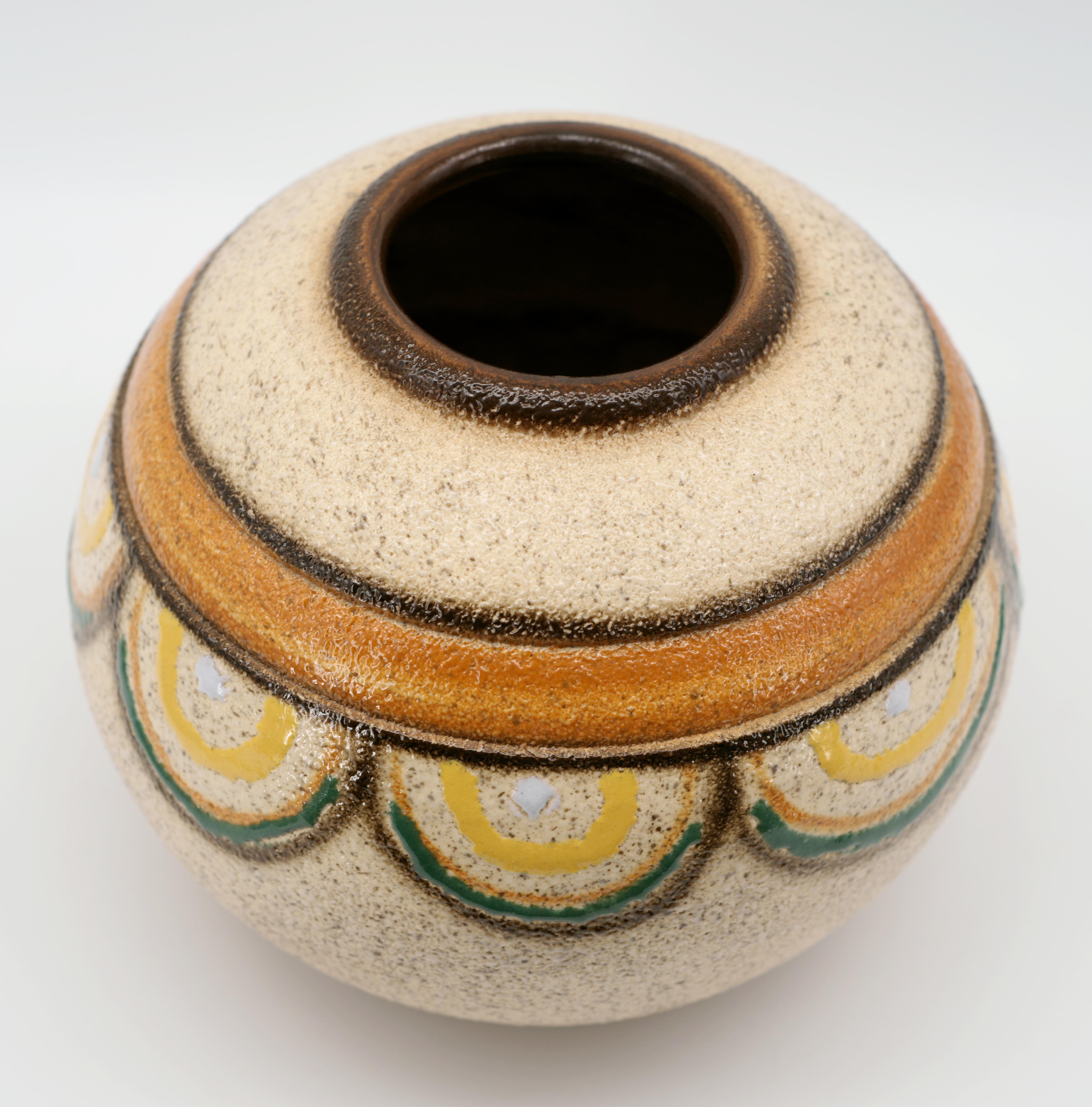 Ceramica Vaso in gres francese Art Déco Louis Dage, 1920 in vendita