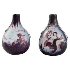Louis Damon Paar "Vase von Triton" & "Vase von Saint George, der den Drachen tötet"