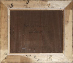 Along the Seine, Impressionist Landscape Oil Painting by Louis Dancourt