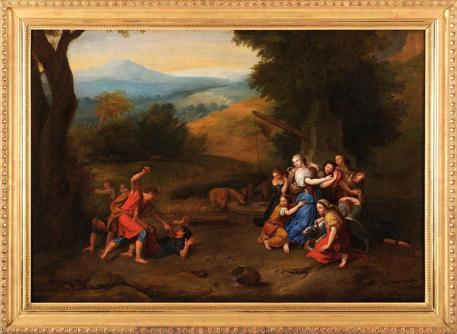 Workshop of Louis de Boullogne - Moses defending Jethro's daughters