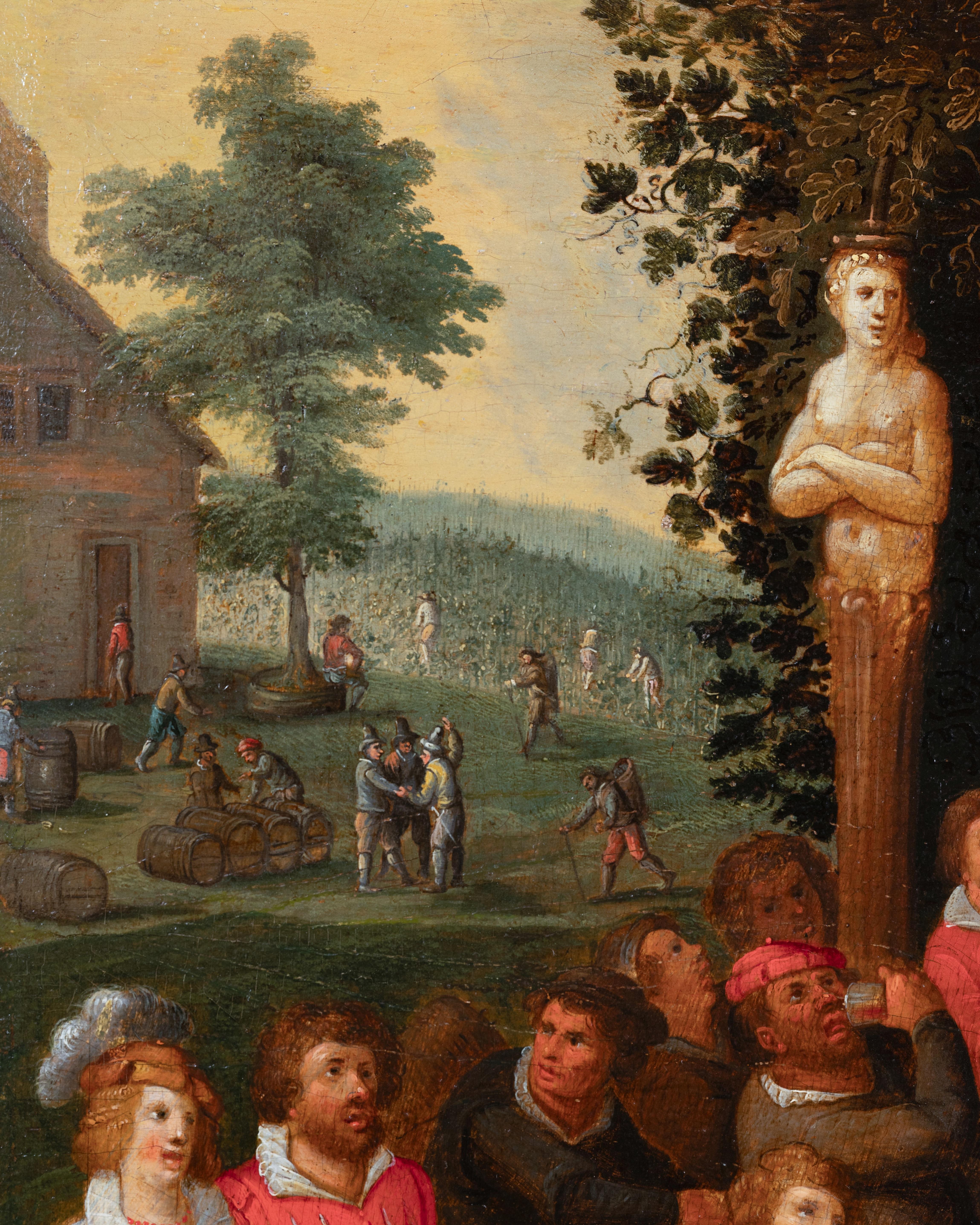 Allégorie de l'automne avec Bacchus, Studio de Louis De C.C., 17e s. Anvers en vente 5