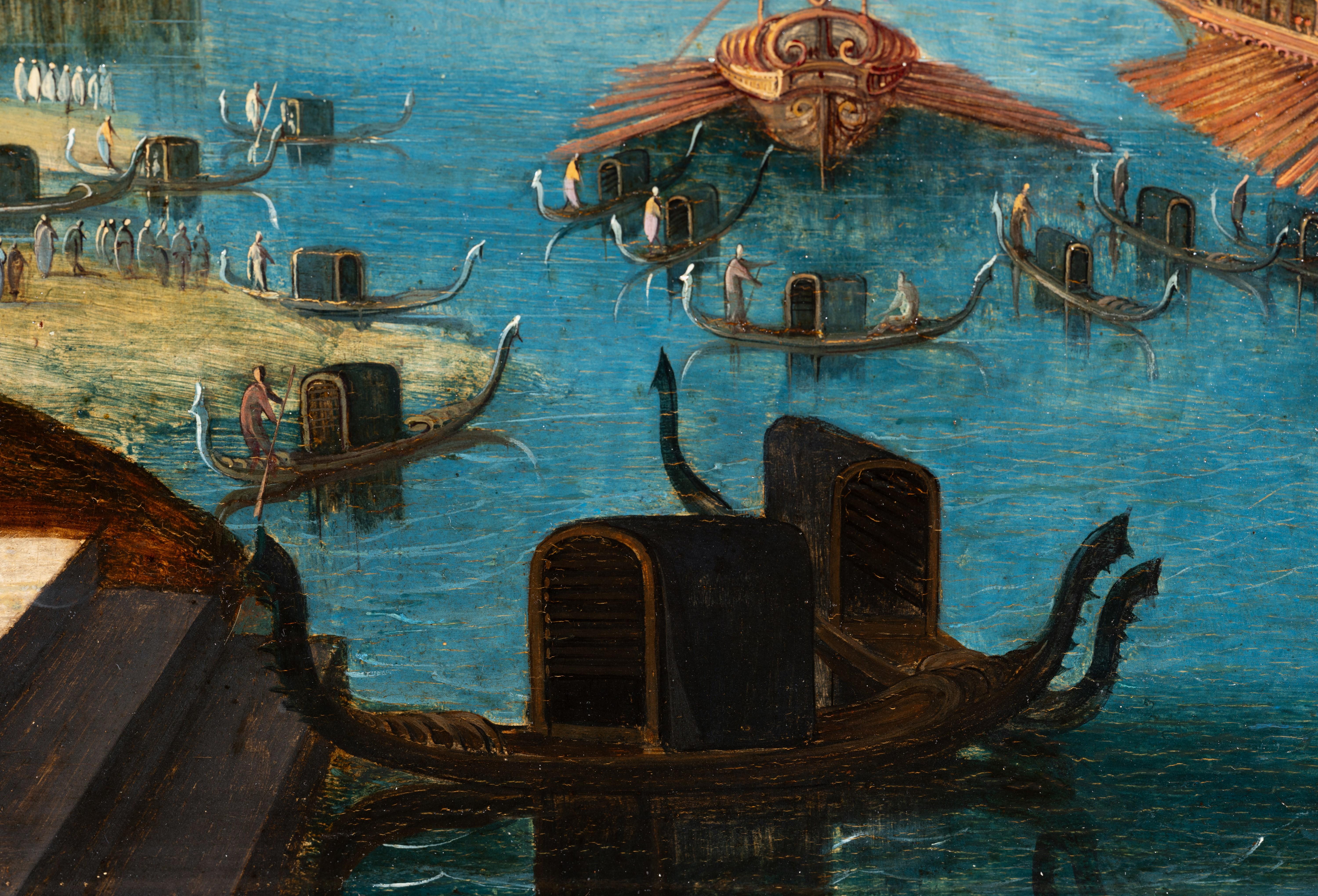 Ascension day in Venice by Louis de Caullery (1582-1621) 17th c. Flemish school For Sale 7