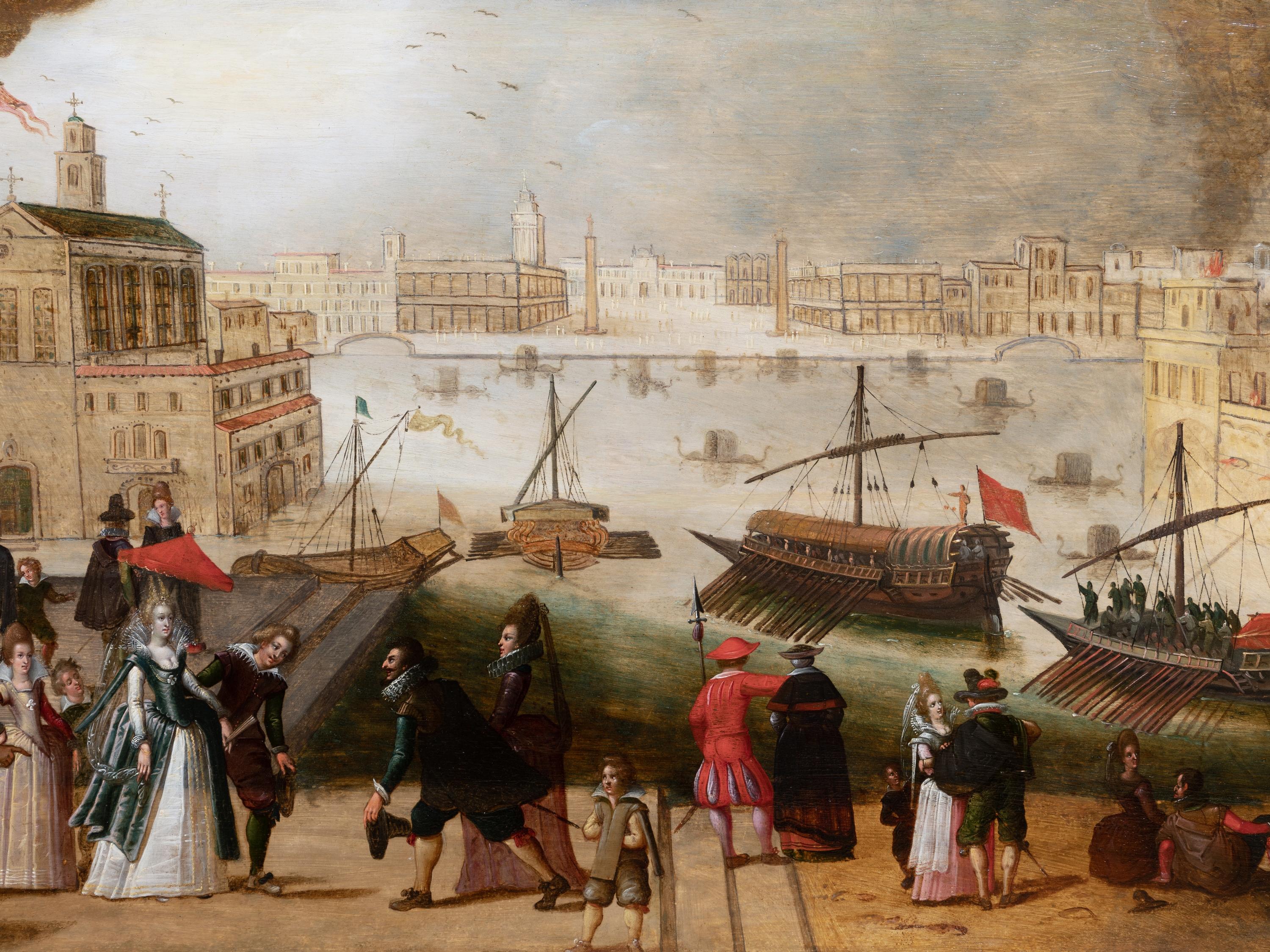 Ascension Day in Venice, Louis de Caullery (1582-1621), Flemish 17th century For Sale 3