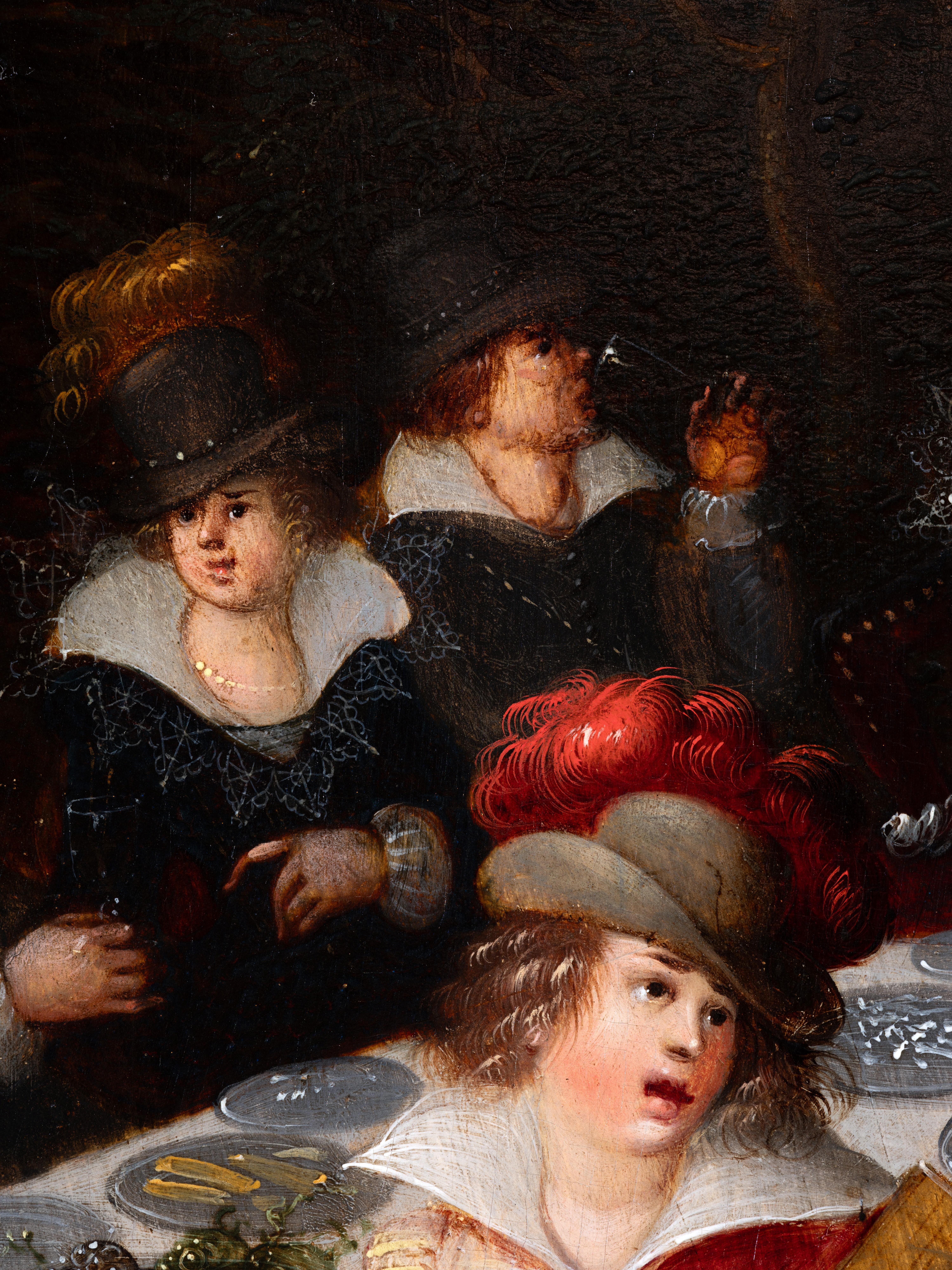 Feast in the Garden of Love, Antwerpen, 17. Jahrhundert, Louis de Caullery im Angebot 10