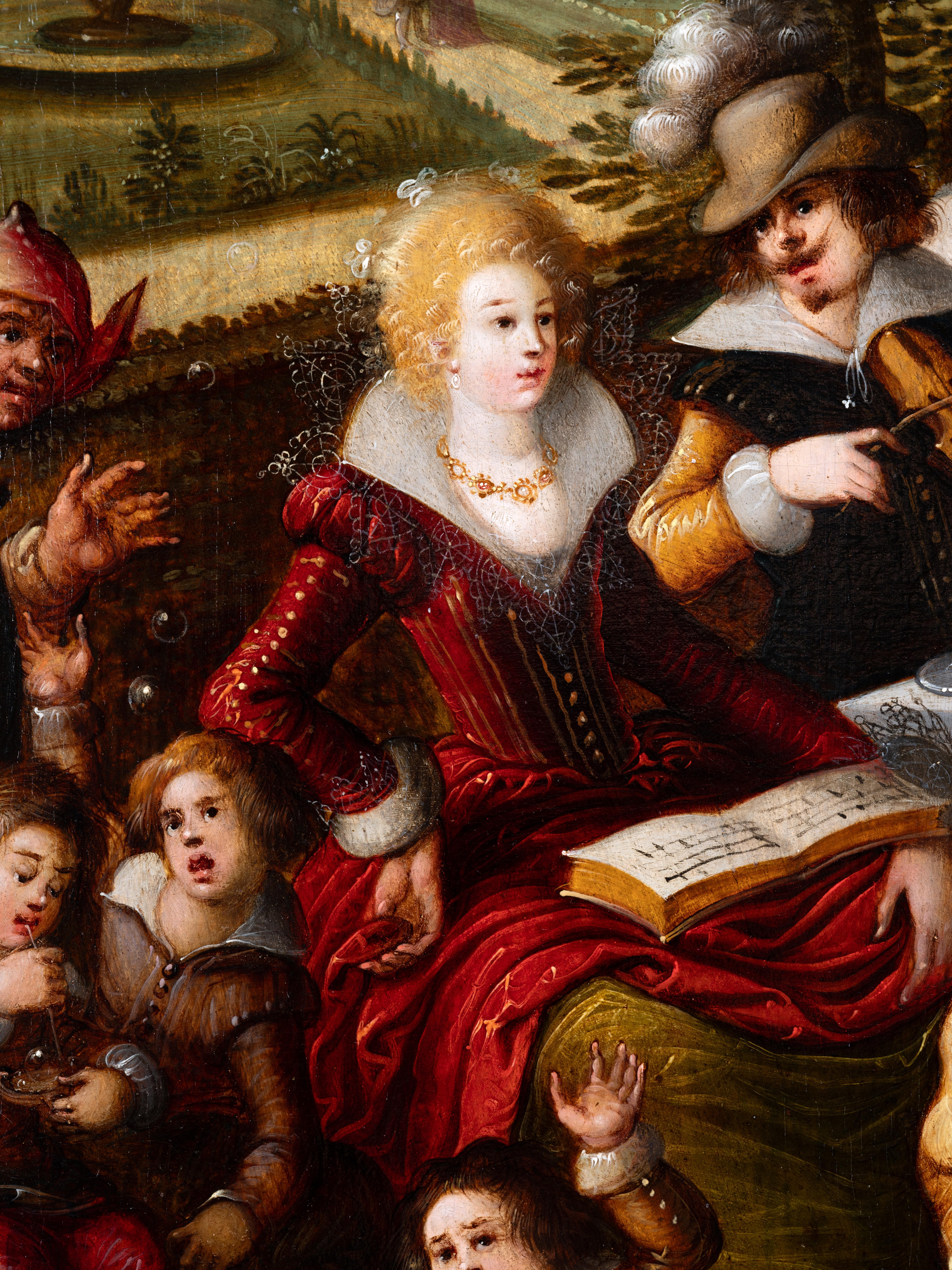 Feast in the Garden of Love, Antwerpen, 17. Jahrhundert, Louis de Caullery im Angebot 2