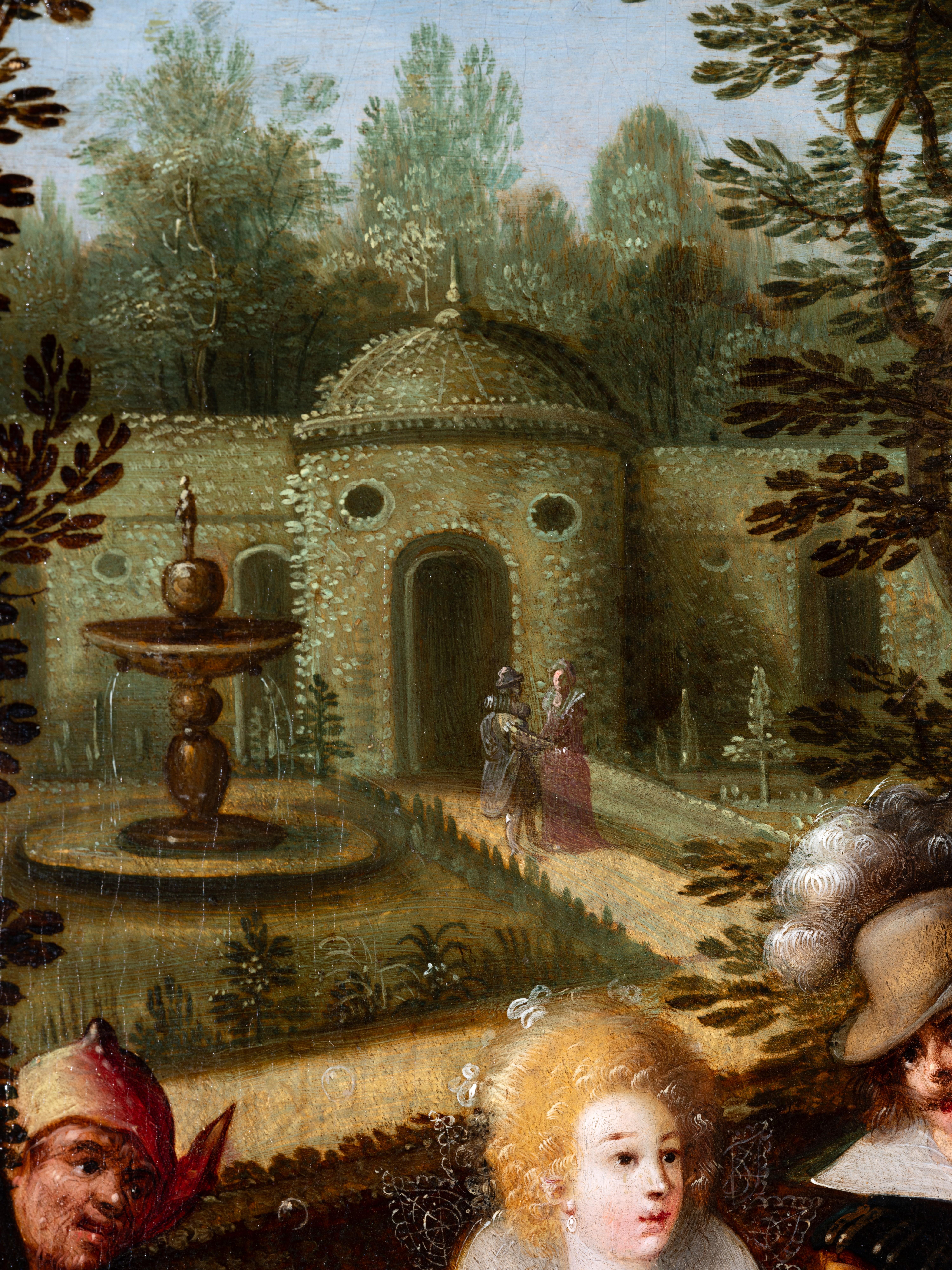 Feast in the Garden of Love, Antwerpen, 17. Jahrhundert, Louis de Caullery im Angebot 7