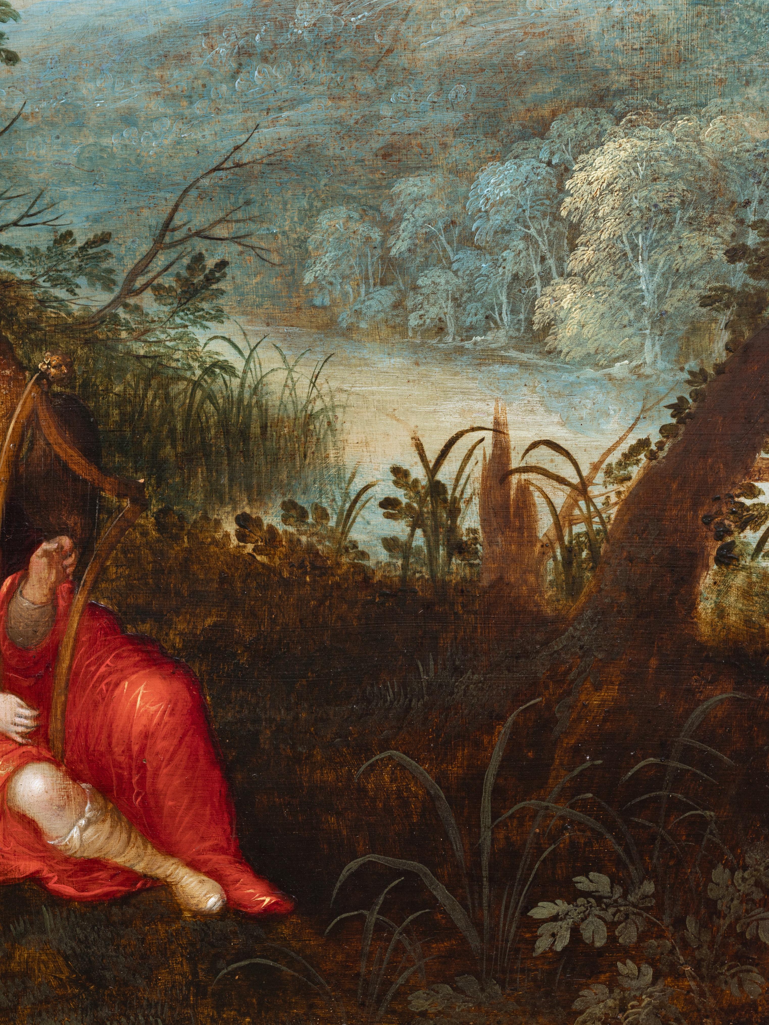 Madonna and Child with Angels, attributed to Louis de Caullery, Flemish, 17th c. For Sale 9