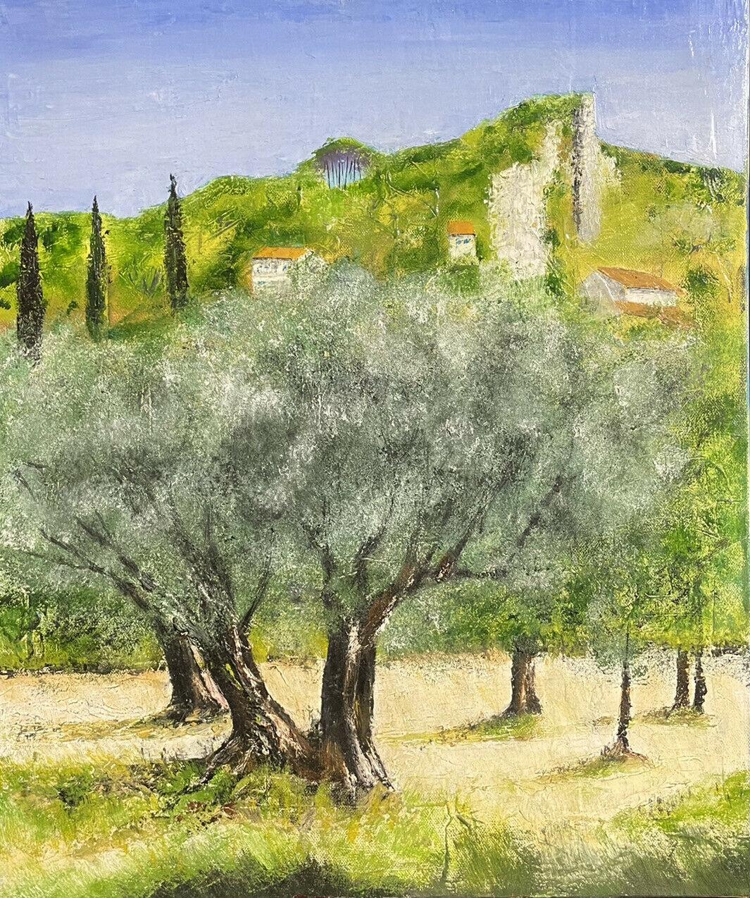 LOUIS DEL BIANCO (französisch 1925) GRÖSSE OIL PAINTING - PROVENIENTALES SUMMER-LANDSCAPE