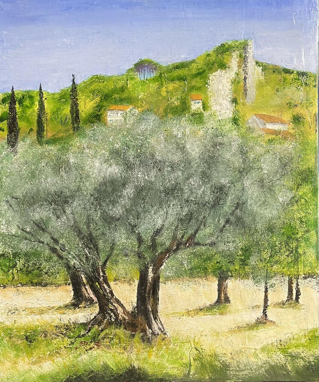 Landscape Painting LOUIS DEL BIANCO (B.1925 - LOUIS DEL BIANCO (Français 1925) GRANDS PIÈCES DE BOUCLES D'OREILLES - PIÈCES DE PIÈCE PROVENIQUES DE SUMMER