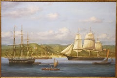 Louis Dodd Sovereign of the Seas large Marine Historical Painting